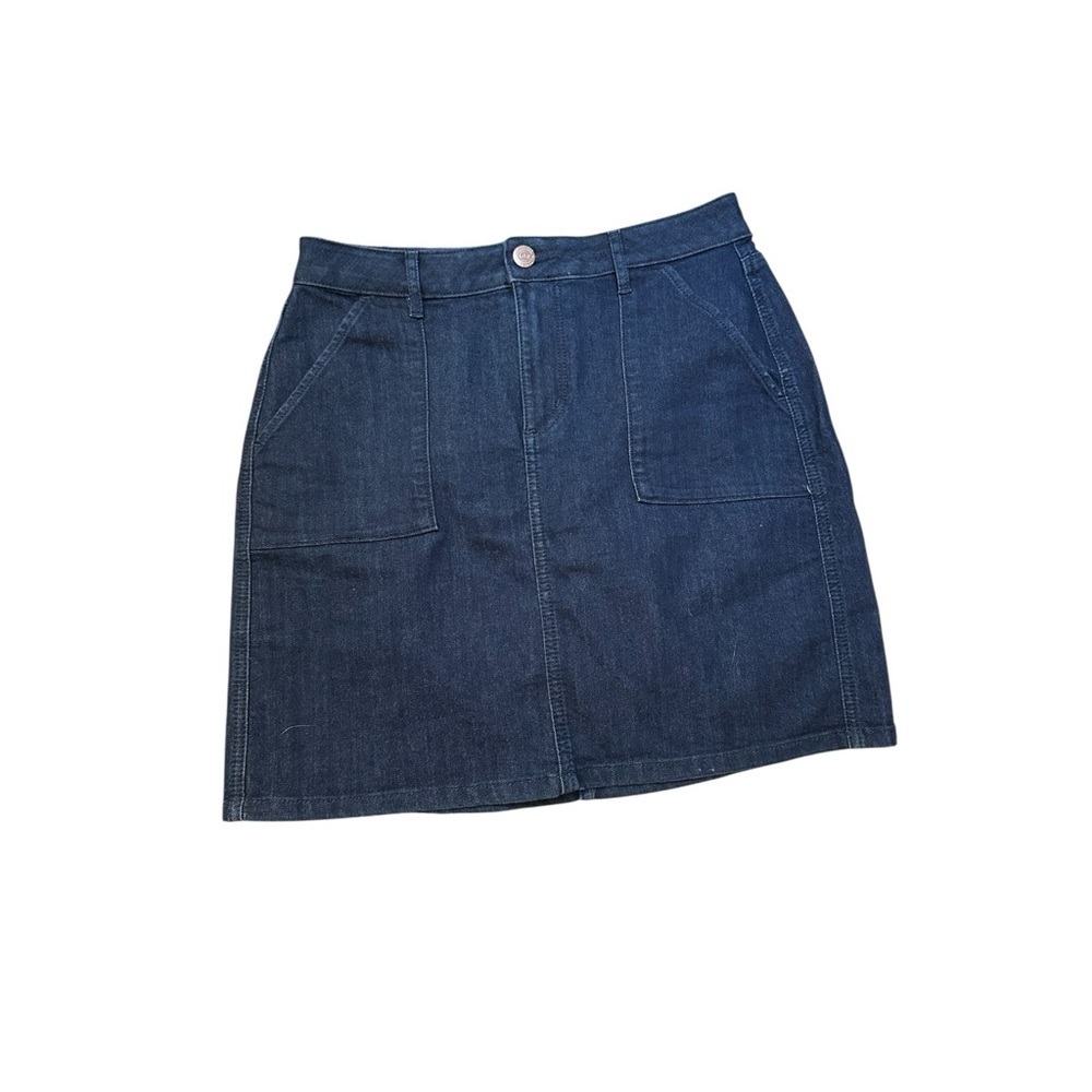 Loft Denim A-Line Skirt